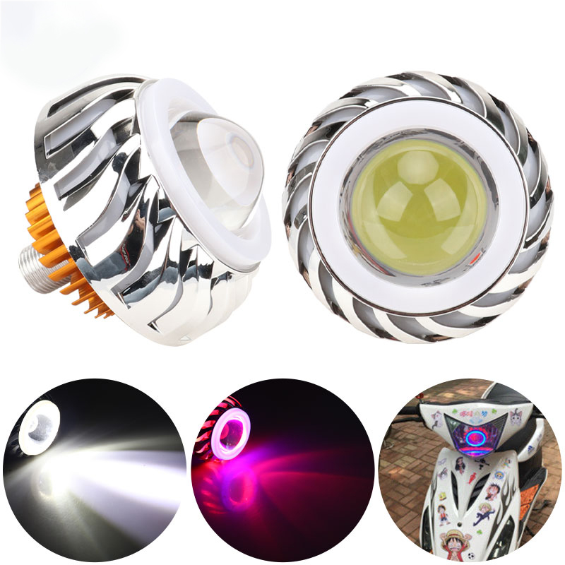 1pc Motorcycle Headlight Dual  - Universal Motorcycle Led Headlight Projector 评论和价格