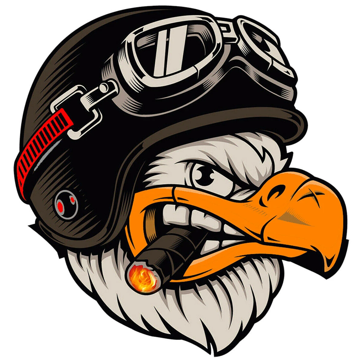 Car Sticker Personality Eagle  - Motorcycle Helmets 评论和价格