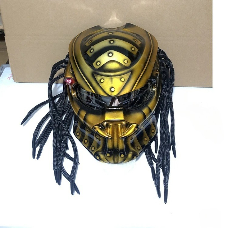 Racing Predator Warrior Full F - Custom Predator Motorcycle Helmet 评论和价格