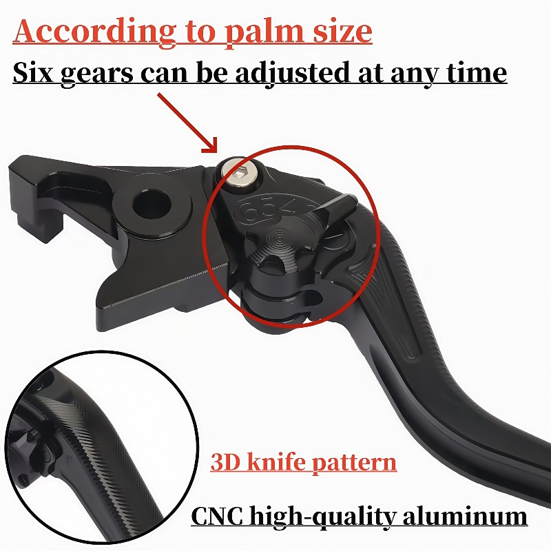 3D Clutch Lever Brake Lever Se - Cnc Aluminum Adjustable Brake Clutch Levers 评论和价格