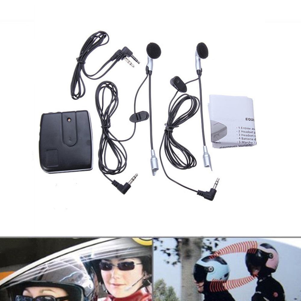 Motorcycle Helmet to Helmet Co - Universal Motorcycle Helmet Intercom Headset 评论和价格