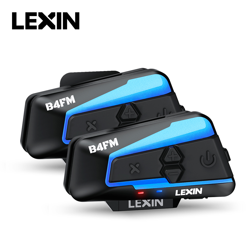 Lexin B4FM-X Bluetooth Motorcy - Universal Motorcycle Helmet Intercom Headset 评论和价格