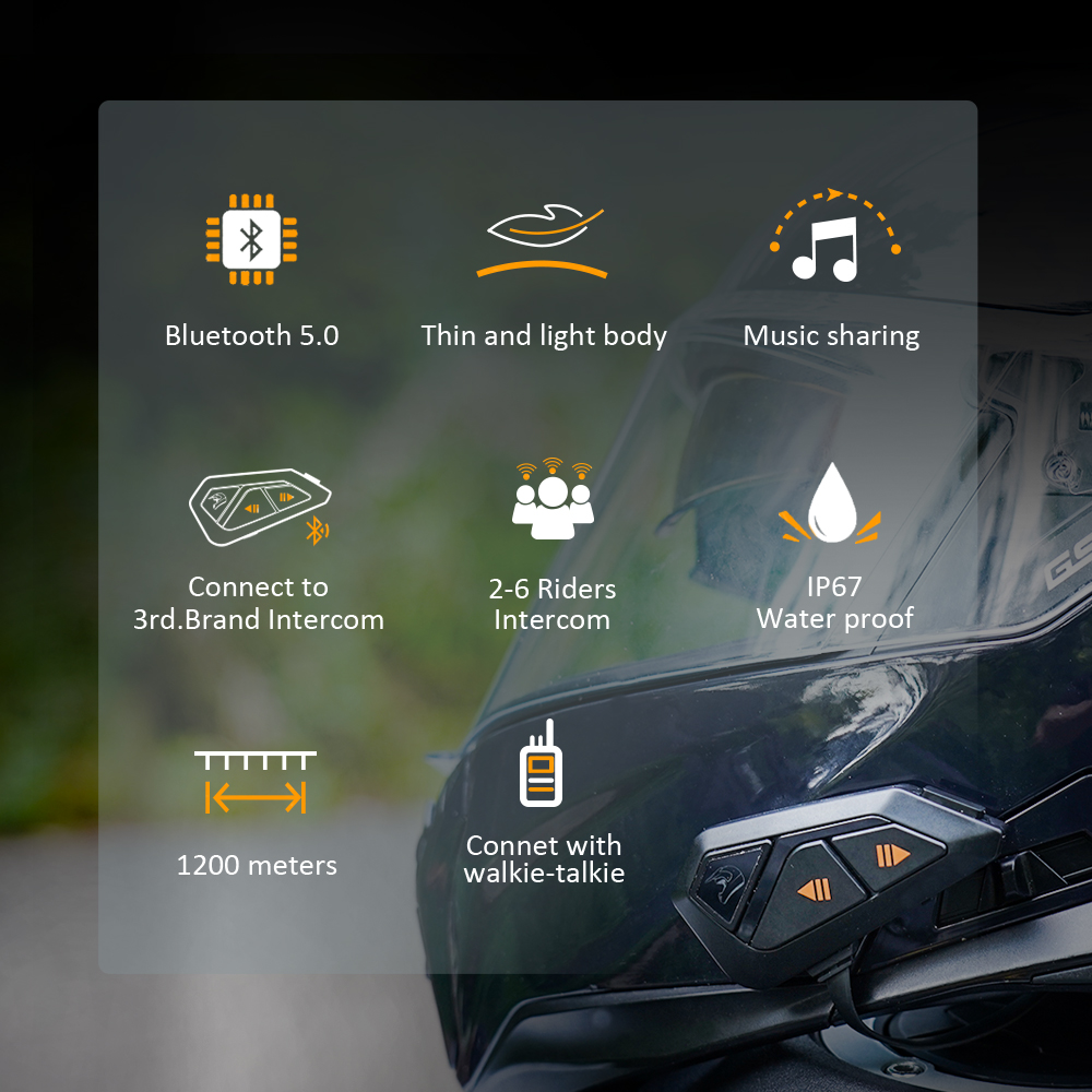 FreedConn Group Motorcycle Int - Universal Motorcycle Helmet Intercom Headset 评论和价格