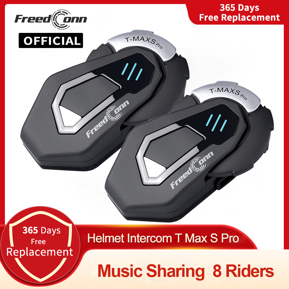 FreedConn T Max S Pro Motorcyc - Universal Motorcycle Helmet Intercom Headset 评论和价格