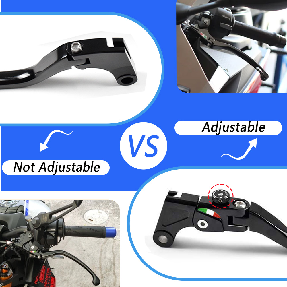 Motorcycle CNC Folding Clutch  - Cnc Aluminum Adjustable Brake Clutch Levers 评论和价格