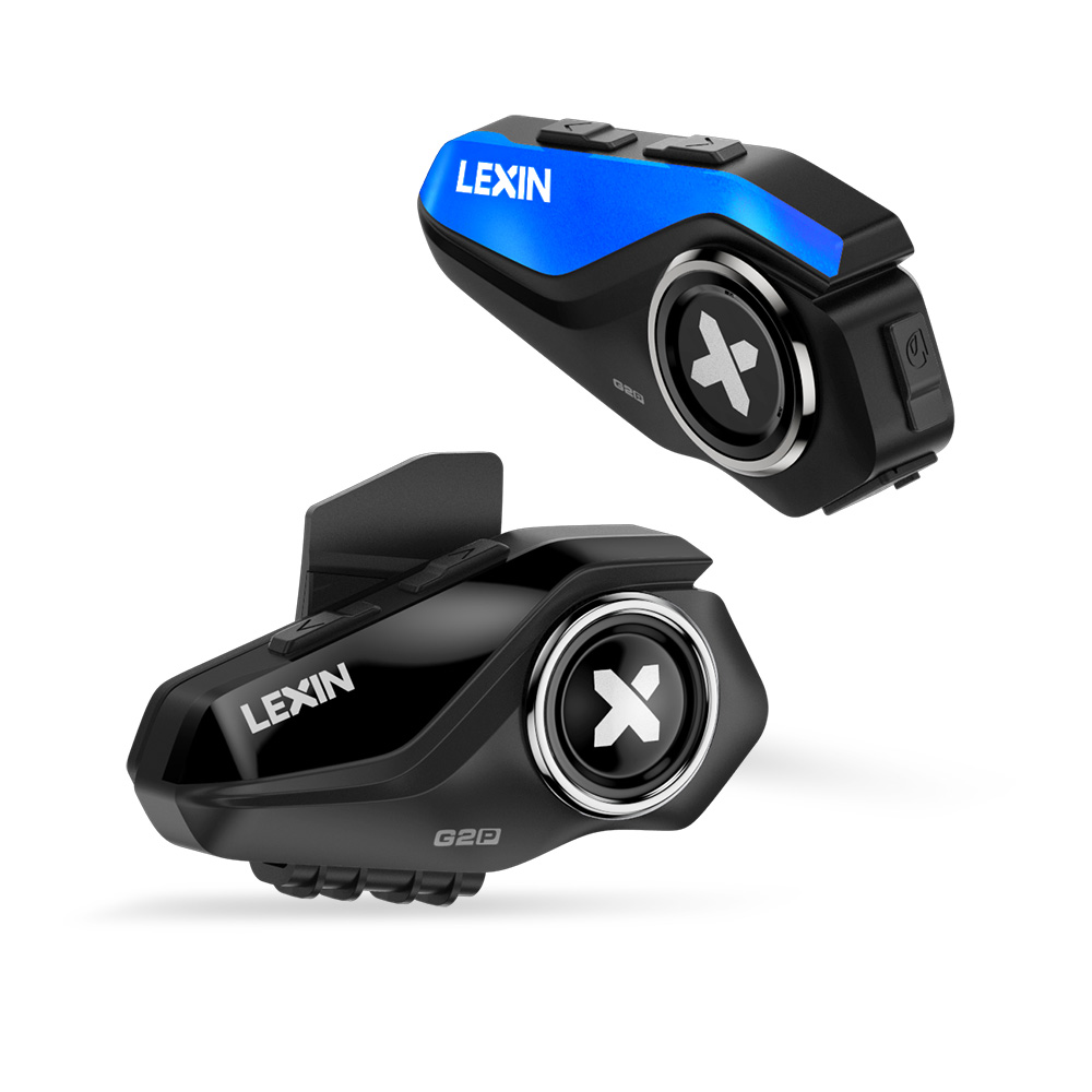 Lexin G2P 2PCS Motorcycle Helm - Universal Motorcycle Helmet Intercom Headset 评论和价格
